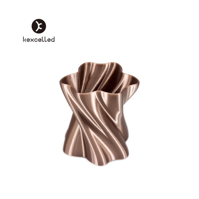 PLAsilk9 copper 3 PLA Silk9 copper vaso