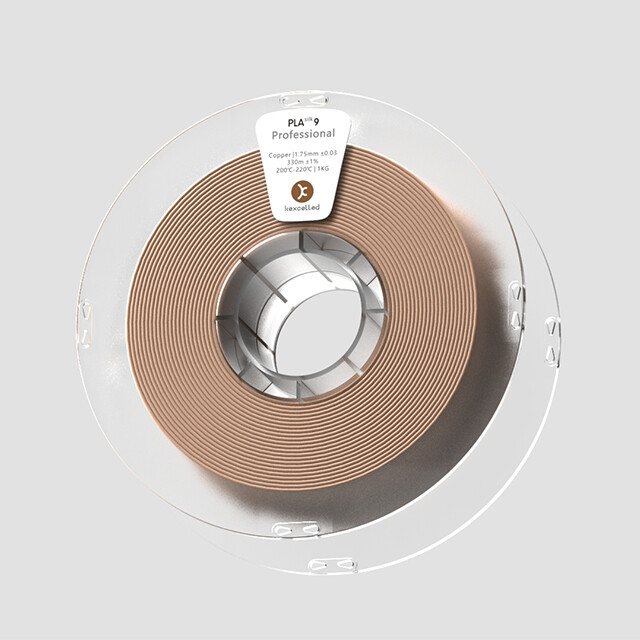 copper PLA Silk9 copper Bobine pormenor