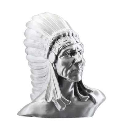 kexcelled silk pla 400x400 1 PLA Silk9 Silver Busto