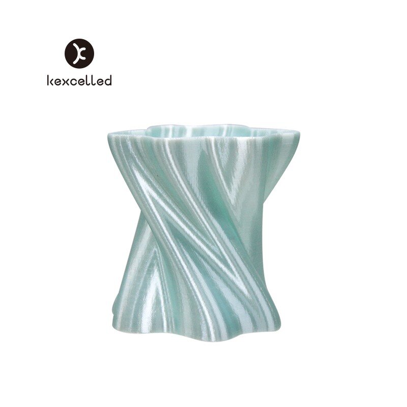 kexcelled silk pla 5jpg PLA Silk9 Green vaso