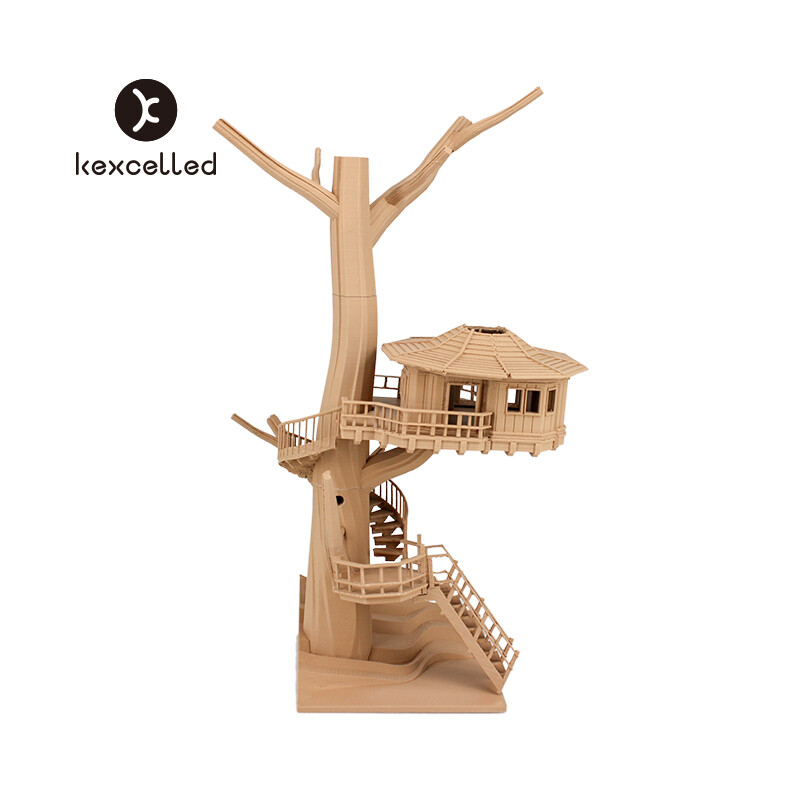 wood yellow 3 PLA Wood K7 Yellow 1 kg casa miniatura 2