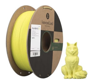 Filamento 1.75 Kexcelled PLA K5M V2 Matte Hot Yellow 1 kg